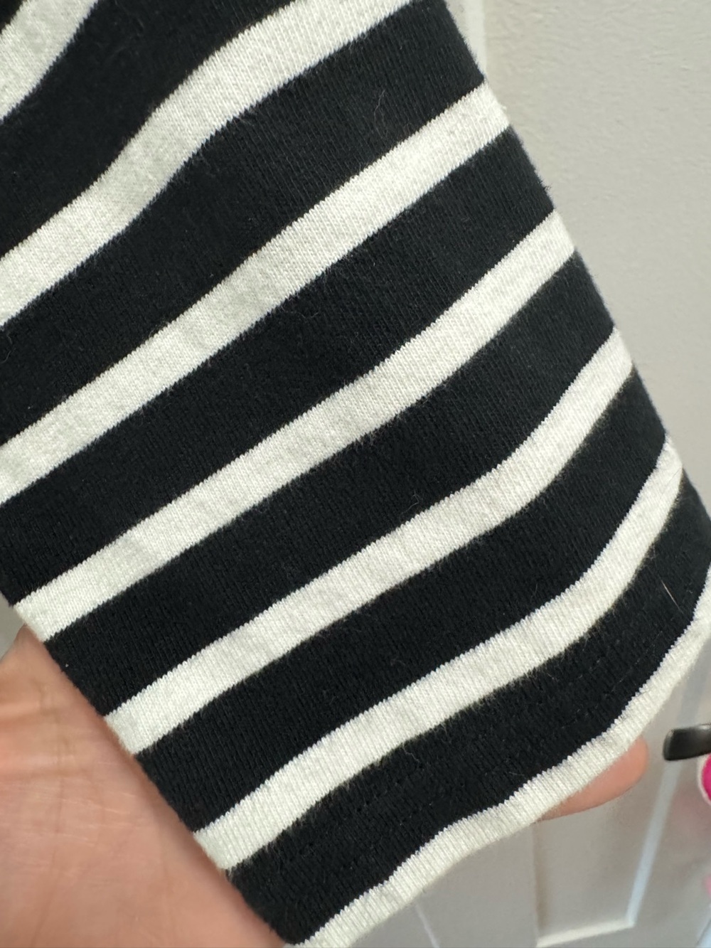 J Crew Classic mariner cloth boatneck T-shirt in stripe - Picture 6 of 9